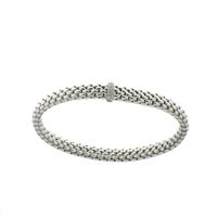Bracciale Fope Donna Vendôme in Oro bianco Diamante 0.1 Ct 560BBBRM-BIANCO - 560BBBRM-BIANCO